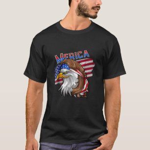 Camiseta Eagle Mullet 4 De Julio Bandera Estadounidense Mer