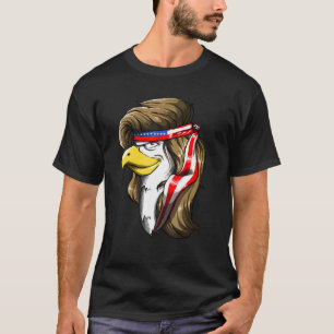 Camiseta Eagle Mullet 4 De Julio Bandera Estadounidense Mer