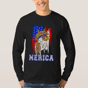 Camiseta Eagle Mullet 4 De Julio Bandera Estadounidense Tir