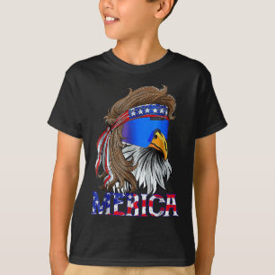Camiseta Eagle Mullet 4 De Julio Día De La Independencia Es