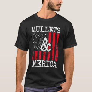 Camiseta Eagle Mullet 4 De Julio Merica Bandera Americana M