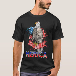 Camiseta Eagle Mullet 4 de julio Merica Patriótica American