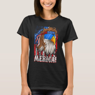 Camiseta Eagle Mullet Bandera Estadounidense Hombres Niño 4