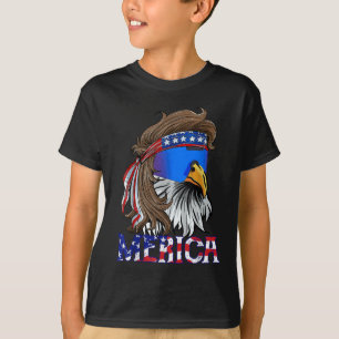 Camiseta Eagle Mullet Gafas De Sol Merica 4 De Julio USA Am