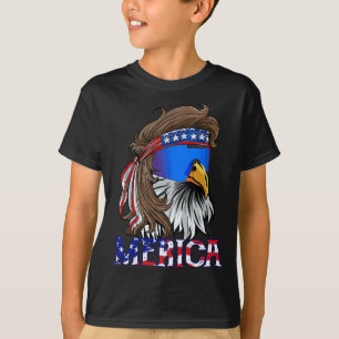 Camiseta Eagle Mullet Sungles Merica 4 De Julio Eeuu Americ