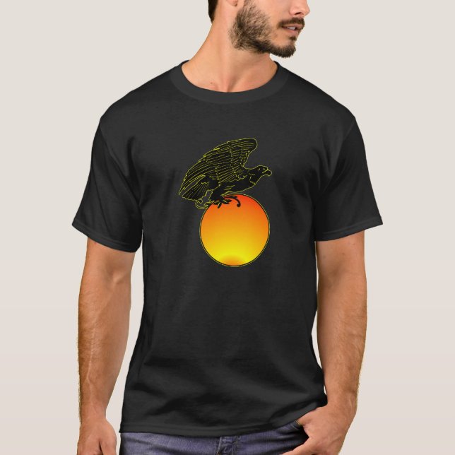 Camiseta Eagle negro el Sun (Anverso)