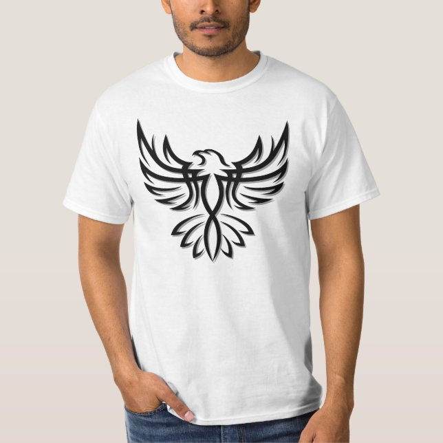 Camiseta Eagle negro/halcón 1 (Anverso)