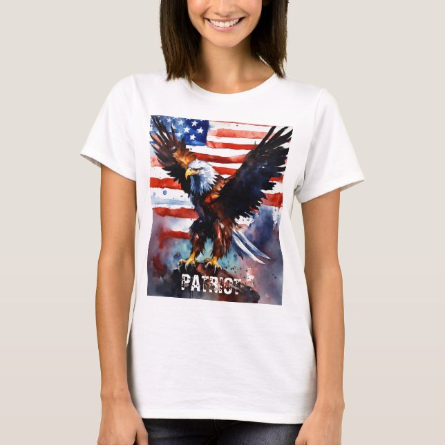 Camiseta Eagle Patriot Vintage (Anverso)