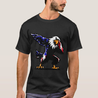 Camiseta Eagle patriótico 4 de julio Celebración masculina