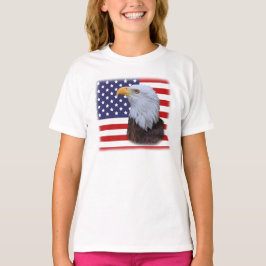 Camiseta Eagle patriótico y bandera de los E.E.U.U.