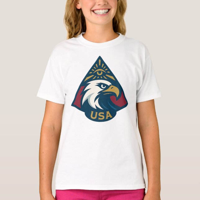 Camiseta Eagle Pyramid Emblem - Ojo de providencia (Anverso)