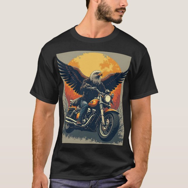 Camiseta Eagle Rebel Rider (Anverso)