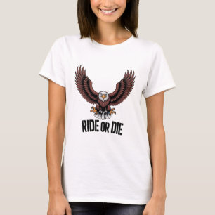 Camiseta Eagle Rider intrépido - Espíritu de ciclismo audaz