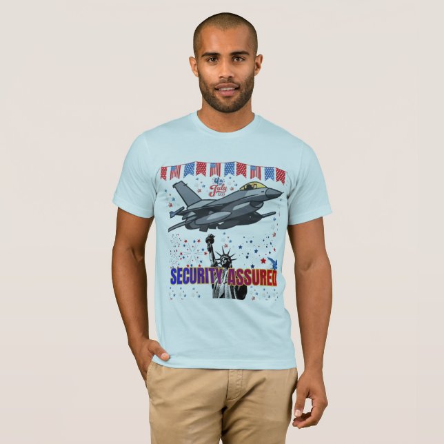 Camiseta Eagle’s Freedom Flight azul claro (Anverso completo)