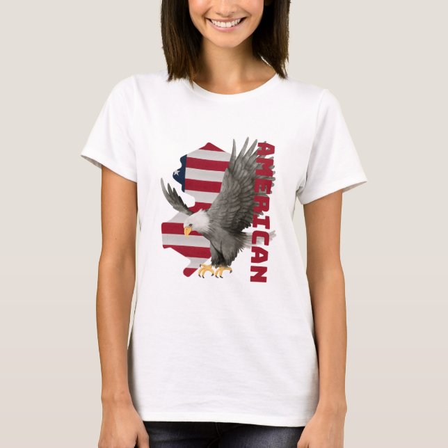 Camiseta Eagle Tee Patriótico (Anverso)
