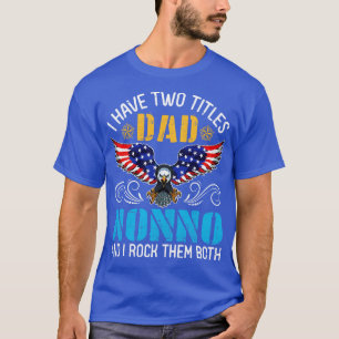 Camiseta Eagle Tengo Dos Títulos Papá Y Nonno Y Yo Rock