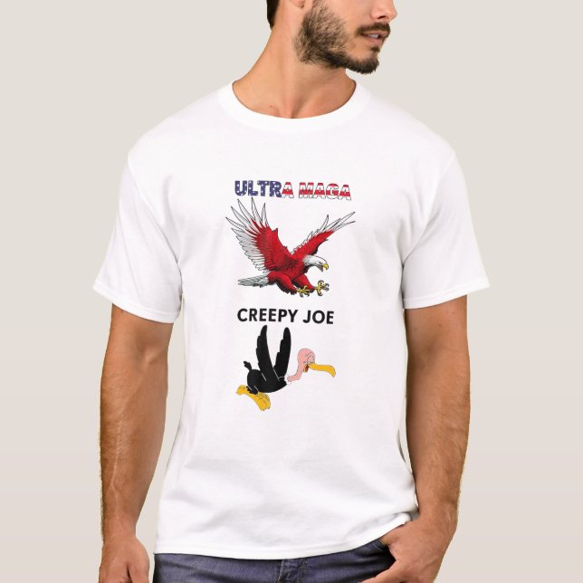 Camiseta Eagle Ultra Maga Asombroso Joe Anti Joe Biden (Anverso)