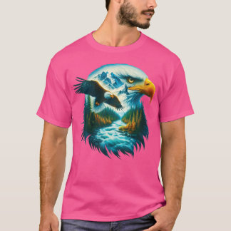 Camiseta Eagle Wildlife Senderismo Naturaleza Montañas Al A