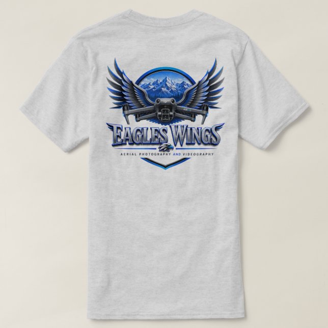 Camiseta Eagle Wings (Reverso del diseño)