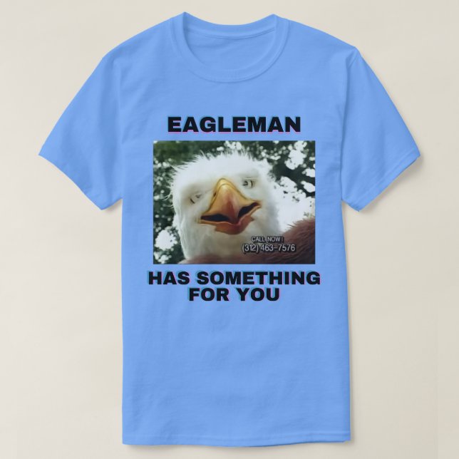 Camiseta EagleMan Eagle Insurance Meme TShirt (Diseño del anverso)
