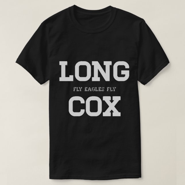 Camiseta Eagles Chris Long y Fletcher Cox Tee (Diseño del anverso)