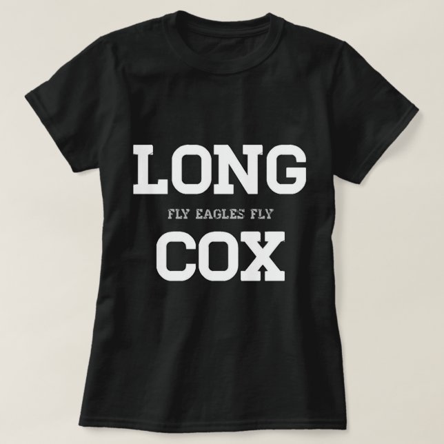 Camiseta Eagles Chris Long y Fletcher Cox Tee (Diseño del anverso)