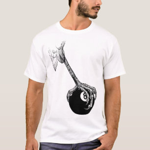 Camiseta Eagles Claw 8 ball Pool Billiards Game Art