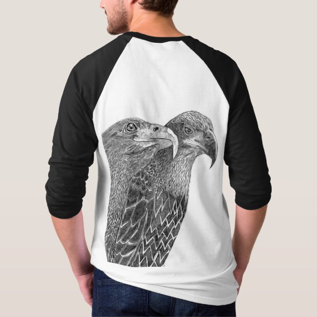 CAMISETA EAGLES HARRIET OZZIE M15 ES EL HOGAR DE AMIGOS MÁS (Reverso)