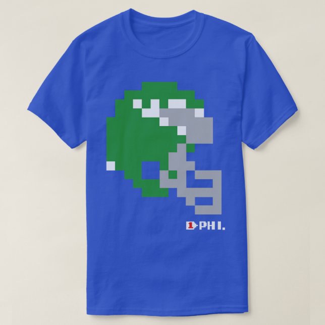 Camiseta Eagles Tecmo Bowl Helmet Mug (Diseño del anverso)