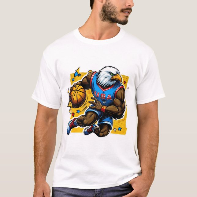 CAMISETA EAGO DE BALA DE BALONCESTO DE LOS EE.UU. 12 (Anverso)