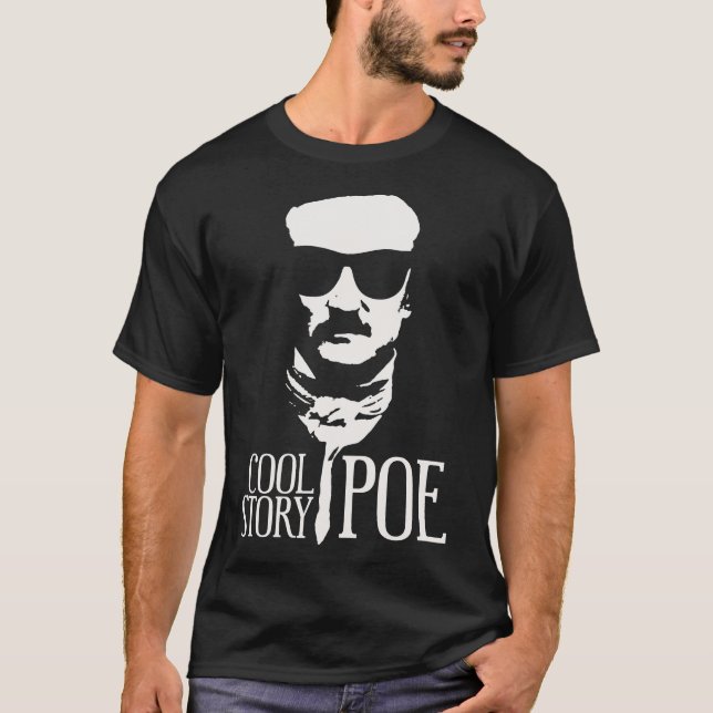 Camiseta EAP oscuro visionario - Poe de historia fría 1 (Anverso)