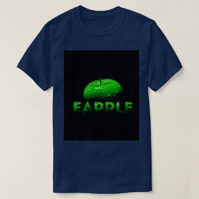 Camiseta Eapple apple oscuro eapple Classic TShirt (Diseño del anverso)