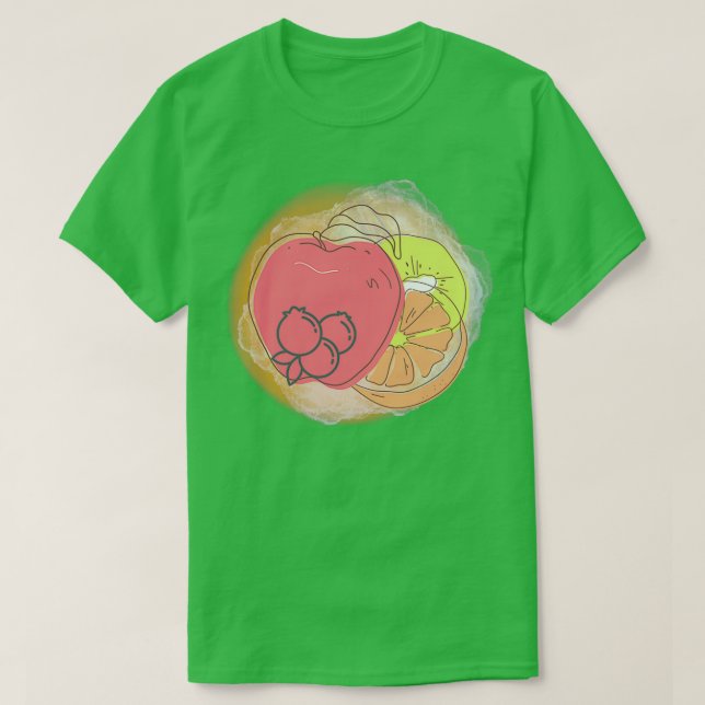 Camiseta Eapple Funny Apple Vintage Gift 4 (Diseño del anverso)