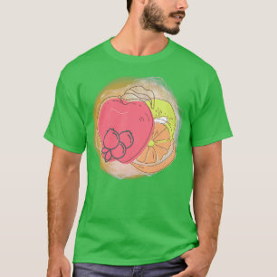 Camiseta Eapple Funny Apple Vintage Gift 4