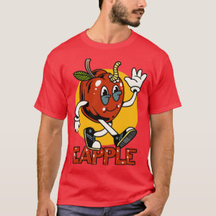Camiseta Eapple Funny Red Apple Vintage Gift