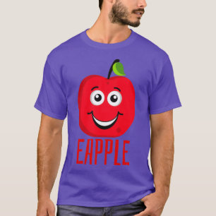 Camiseta Eapple manzana diseño humorístico vegetariano 11