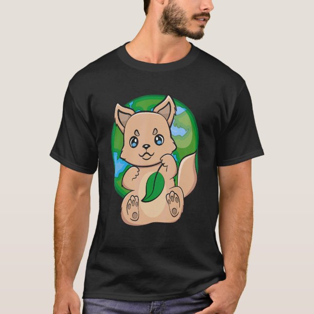 Camiseta Earday Everyday Dingo Love World Earth Day Recyc (Anverso)