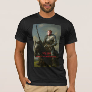 Camiseta Earl Strickland sobre el caballo, con armadura y u