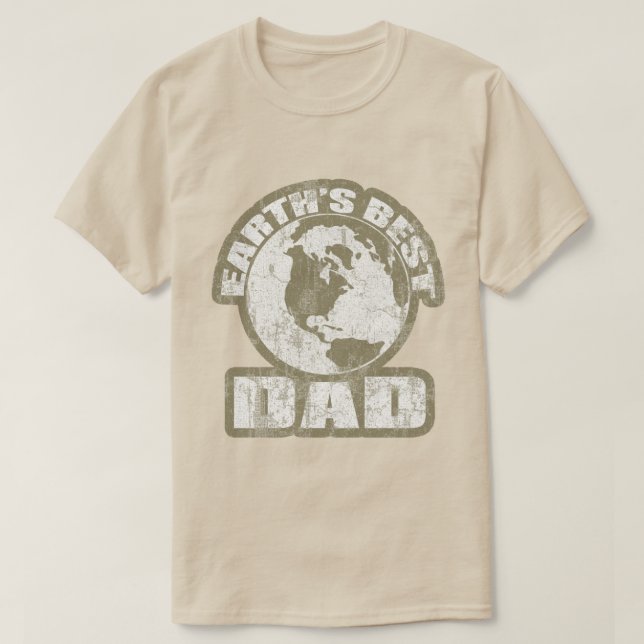 Camiseta Earls Best Dad Brown (Diseño del anverso)