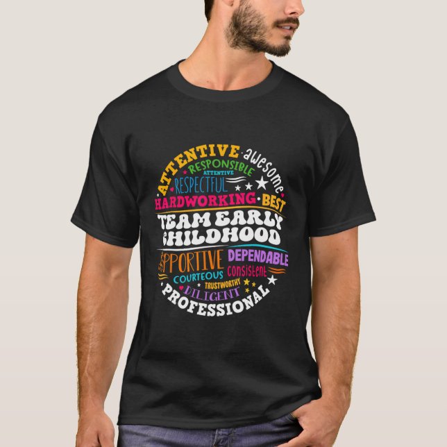 Camiseta Early Childhood Team Ece Teacher Back To School Ed (Anverso)