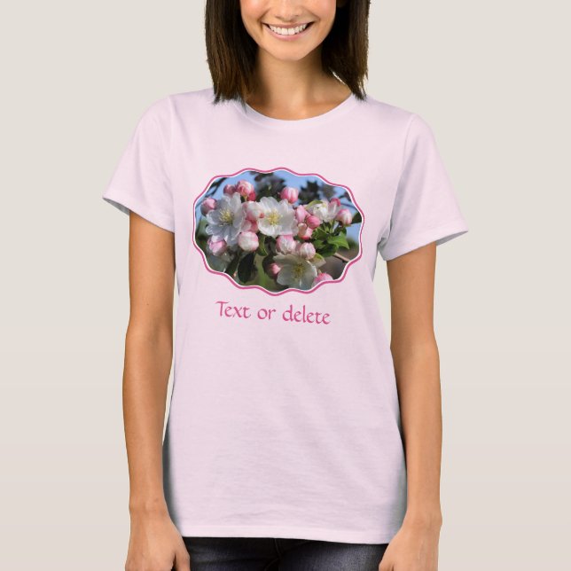 Camiseta Early Spring Blossoms Floral Personalized (Anverso)