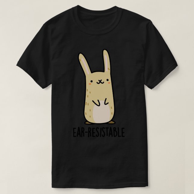 Camiseta Earresistable Conejo Conejo Conejo Conejo (Diseño del anverso)