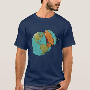 Camiseta Earth Cake Earth Earth Day Ecologic Earth Map by T