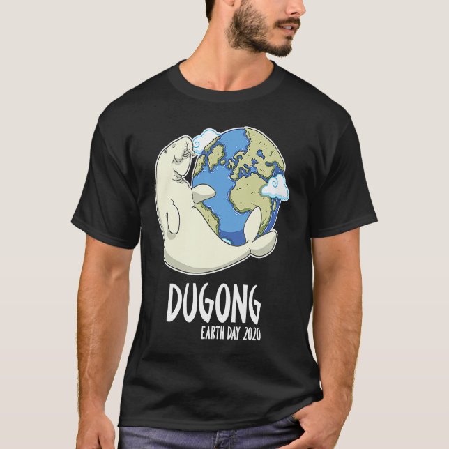 Camiseta Earth Day 2020 Dugong Manatee Marine Animal (Anverso)