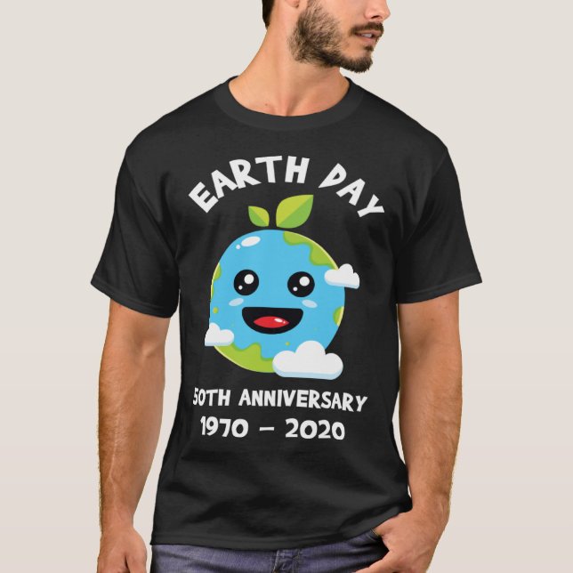 Camiseta Earth Day 50th Anniversary  Protect The Earth (Anverso)