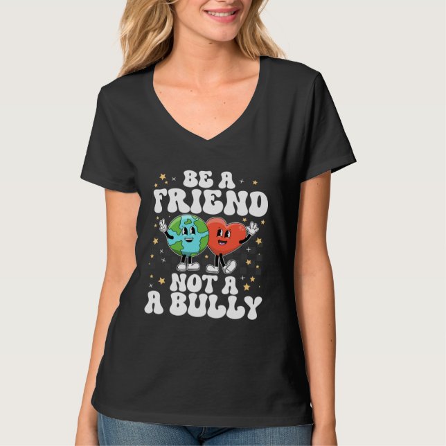 Camiseta Earth Day Be Kind Teacher Kindness Heart Unity Day (Anverso)