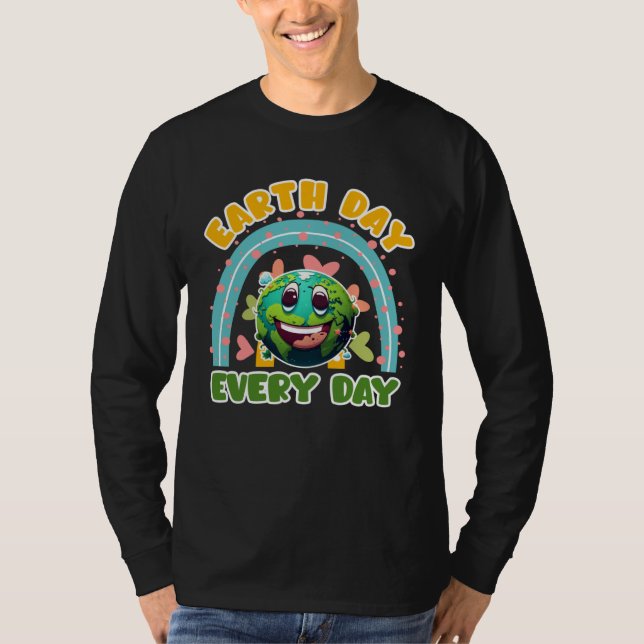 Camiseta Earth Day every Day Environmental Care Save Earth (Anverso)