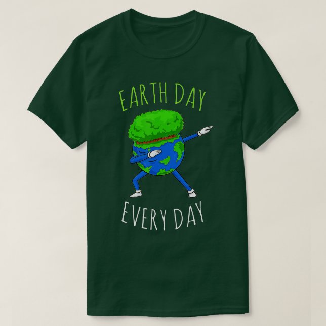 Camiseta Earth Day Every Day Science Recycle Environment Gi (Diseño del anverso)