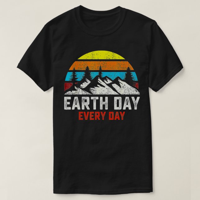 Camiseta Earth Day Everyday 51th Anniversary Planet Teacher (Diseño del anverso)