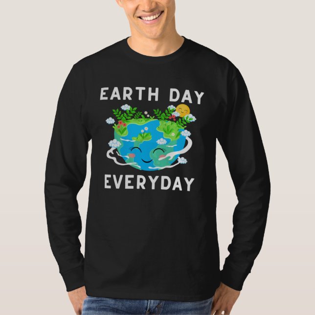 Camiseta Earth Day Everyday Save Our Planet Environmental (Anverso)